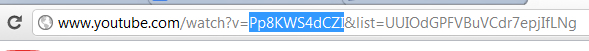 youtube id